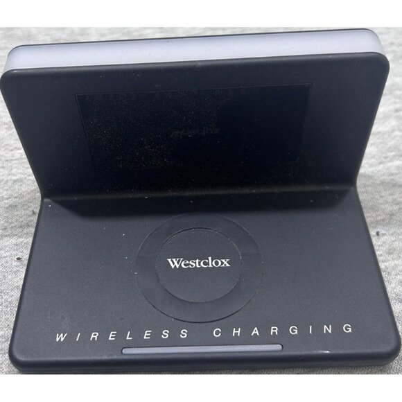 Westclox Wireless Charging 10W Digital Alarm Clock with USD Port Portable - Picture 1 of 6